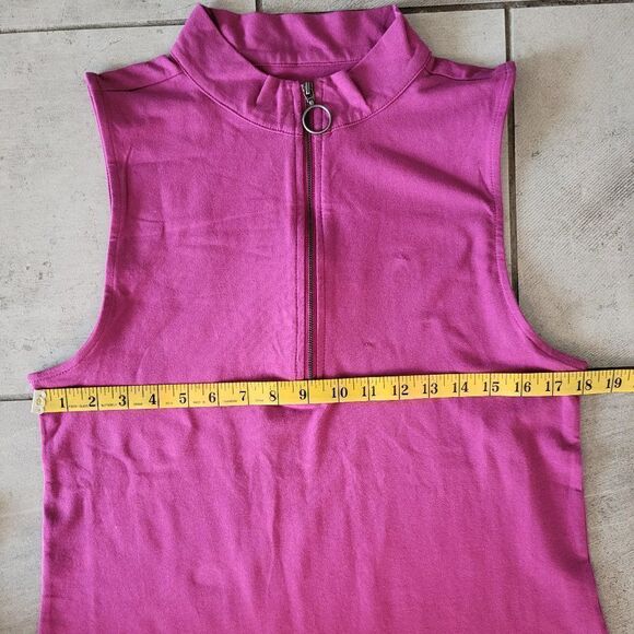 Torrid  Pink Blouse‎ 95% cotton 55% spandex,  size 2 - Picture 5 of 5
